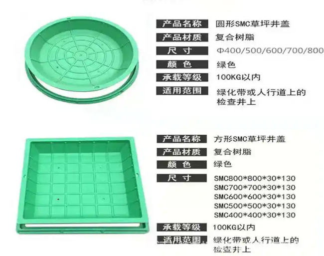 祁县树脂复合种植井盖展示